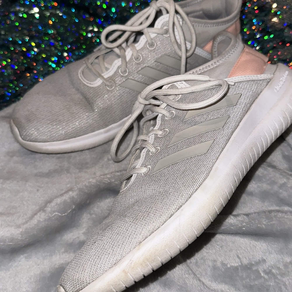 Adidas Cloudfoam Size 9 Sneakers Grey - image 1